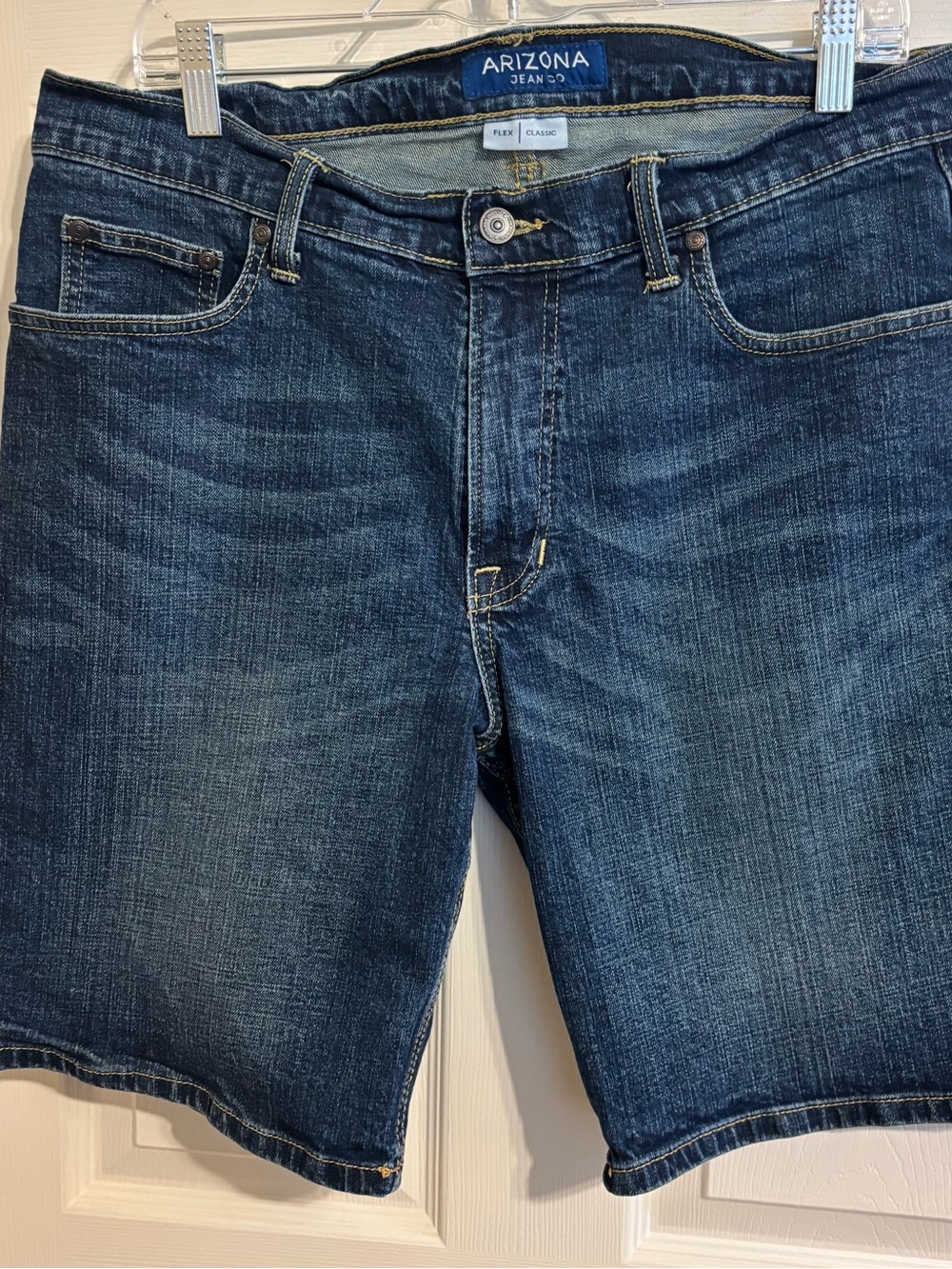 Arizona Jean Company Blue Denim Men's Jean Shorts Flex Classic
